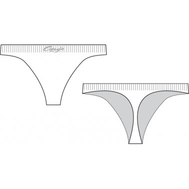 3678 Capezio Seamless Low Rise Thong