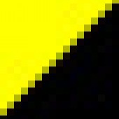 velvet/lycra-2 - Flo Yellow Top/Black Bottom  ()