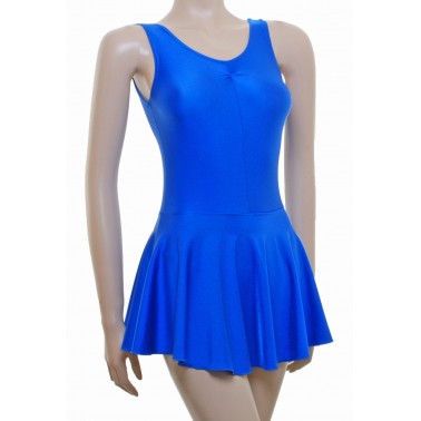 Andrea Sleeveless Leotard Dress Lycra