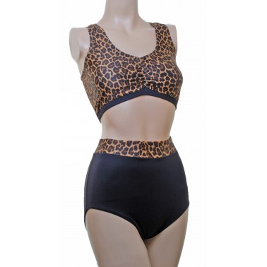 POLE DYNAMIX ROUCH LEOPARD CROPTOP&NIX - t2a/p3a2