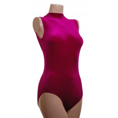 Polly Sleeveless Polo Dance Leotard Smooth Velvet