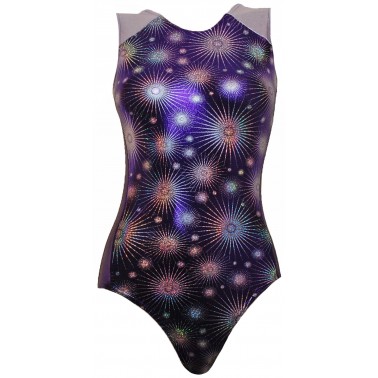 Chicago Sleeveless Gym Leotards (#035d)