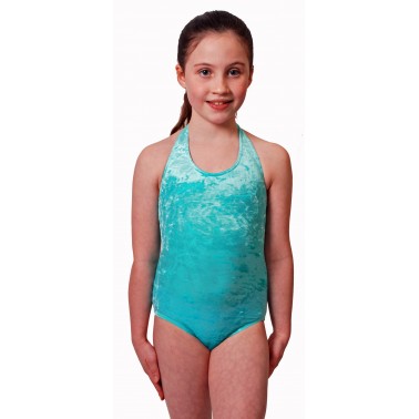 Hayley Sleeveless Halter Neck Dance Leotard Velvet