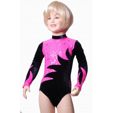 Omega Long Sleeve Gym Leotards - (#029b)