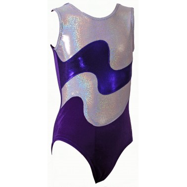 Zircon Sleeveless Gym Leotards - (#027a)