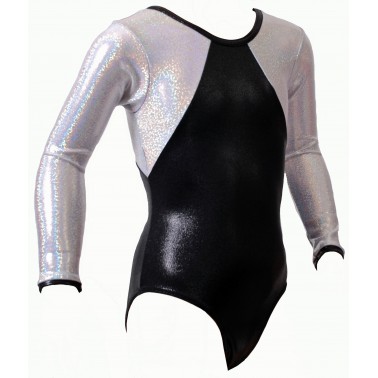 Perth Long Sleeve Gym Leotards - (#030c)