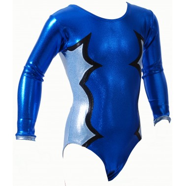 Cosmic Long Sleeve Gym Leotards - (#018b)