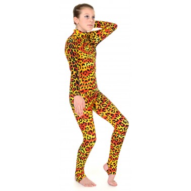 Elsa Orange Physco Snowcat Catsuit