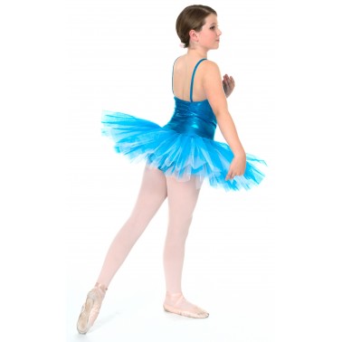 Classic Liquid Foil Kingfisher Tutu - 4 layers of net