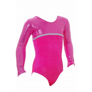 Canberra Long Sleeve Gym Leotards - (#012f)