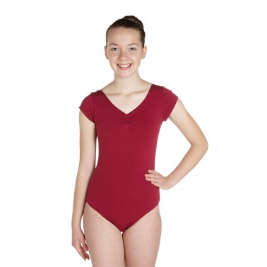 Teagan Cap Sleeve Dance Leotard Cotton