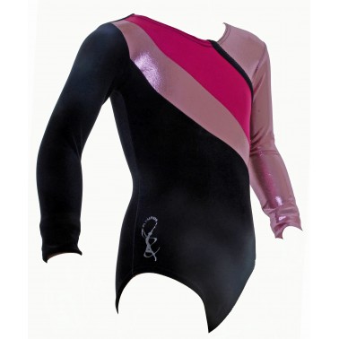 Algarve Long Sleeve Gym Leotards - (#014b)