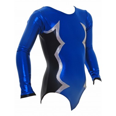 Cosmic Long Sleeve Gym Leotards - (#018c)