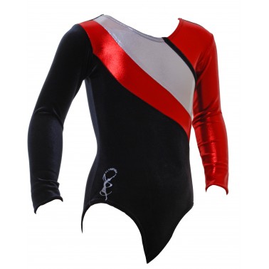 Algarve Long Sleeve Gym Leotards - (#014e)