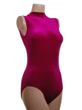 Polly Sleeveless Polo Dance Leotard Smooth Velvet (DD-POLSV)