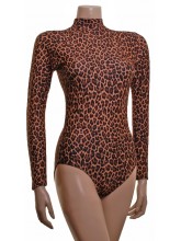 Penny shine  long sleeve Polo Dance Leotard (DD-POLSCOPYCOPYCOPY)