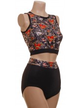 POLE DYNAMIX TATTOO CROP TOP&NIX - t1f/p3b3 (DD-POLE DYNAMIX TATTOO)