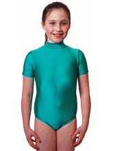 Pam Short Sleeve Polo Dance Leotard Lycra (DD-PAML)