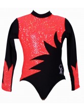 Omega Long Sleeve Gym Leotards - (#029a) (OLYM-OMEGA-1006)