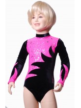 Omega Long Sleeve Gym Leotards - (#029b) (OLYM-OMEGA-1021)