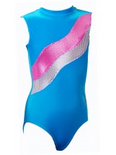 Torrent Sleeveless Gym Leotards - (#025a) (OLYM-TORRENT-3005)