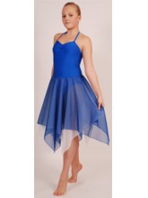 Carmel Camisole Handkerchief Lyrical Dress Lycra/Chiffon (DD-CARDLH2)