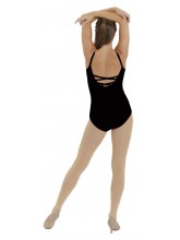 CC120 Capezio Leotard Black Cotton (CAP-CC120)