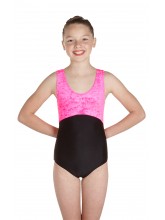 Nicola Sleeveless Dance Leotard Velvet/Lycra (DD-NICVLB)