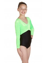 Kerry Long Sleeve Dance Leotard Velvet/Lycra (DD-KERVLB)