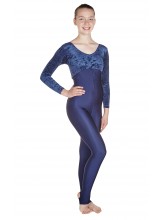 Heather Long Sleeved Leotard - Catsuit Velvet/Lycra (DD-HEAVL)