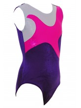 Star Shadow Sleeveless Gym Leotards - (#031b) (OLYM-STARSHADOW-3060)