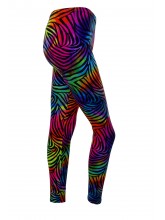 Footless Tights Lycra Multi Coloured Print (DD-STL-MULTI)