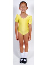 Jolie Short Puff Sleeve Dance Leotard Lycra (DD-JOLL)