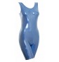 Lexi sleeveless Unitard Liquid Foil