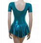 SKATER DRESS SHORT SLEEVE CALAIS TEAL S112b