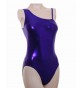 Wanda One Shoulder Leotard Liquid Foil