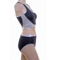 POLE DYNAMIX BLACK LYCRA SILVER BINDING SET (#t8d/p6f)