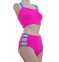 Camisole Strappy Crop top and High Waisted Strappy Nix Toffee Pink