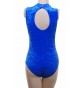 Polly Sleeveless Polo Dance Leotard Velvet