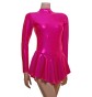 Penny Long Sleeve Short Dress Liquid Foil - Dance Leotards