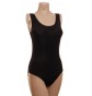 Nicola Sleeveless Dance Leotard Matt Black Lycra