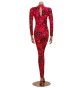 Elsa Red Pink Snowcat Catsuit -