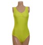 Angela Sleeveless Dance Leotard Flo Yellow Lycra