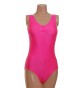 Angela Sleeveless Dance Leotard Flo Pink Lycra