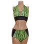 POLE DYNAMIX GREEN SNAKE HALTER NECK SET