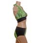 POLE DYNAMIX GREEN SNAKE HALTER NECK SET