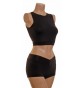 Pole Full Crop top V Waist Hotpants