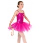 Classic Liquid Foil Cerise Tutu - 4 layers of net