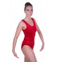 Angela Sleeveless Dance Leotard Velvet