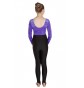 Heather Long Sleeved Leotard - Catsuit Velvet/Lycra